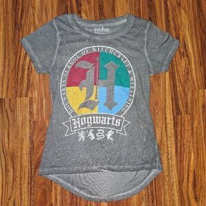 Harry Potter Hogwarts Tee Juniors Size Large